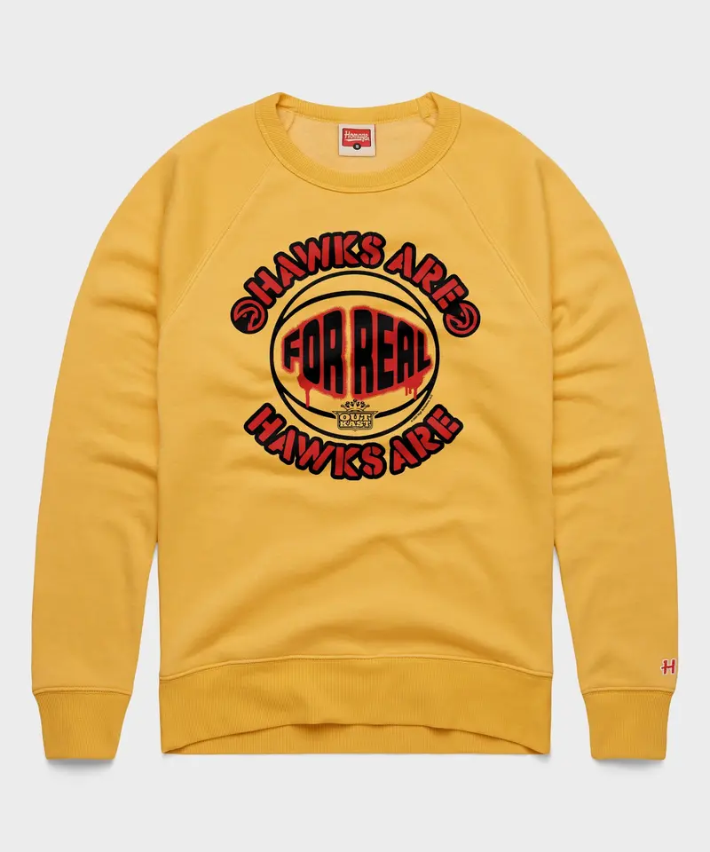 Outkast X Atlanta Hawks Hawks Are For Real Crewneck 1