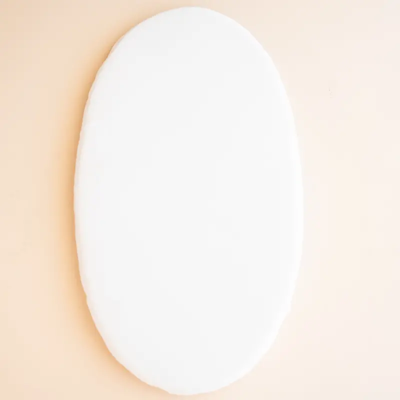 Oval Bassinet Sheet In Cloud 1