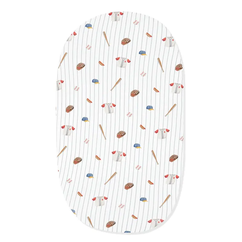 Oval Bassinet Sheet In Home Run 1