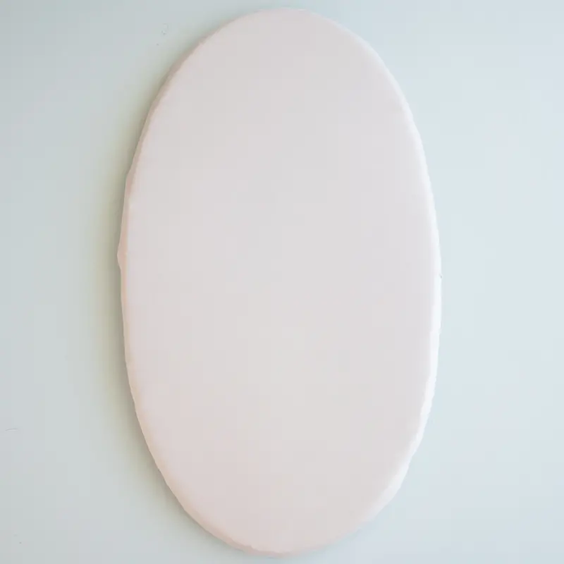 Oval Bassinet Sheet In Oat 1