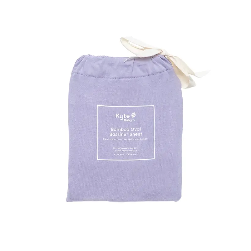 Oval Bassinet Sheet In Taro 2