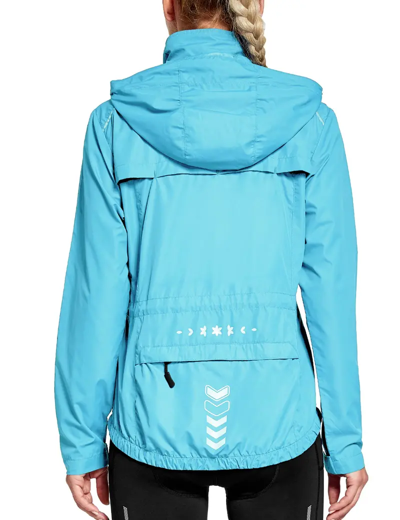 Packable Women’s Lightweight Cycling Jacket with Wind Resistance
