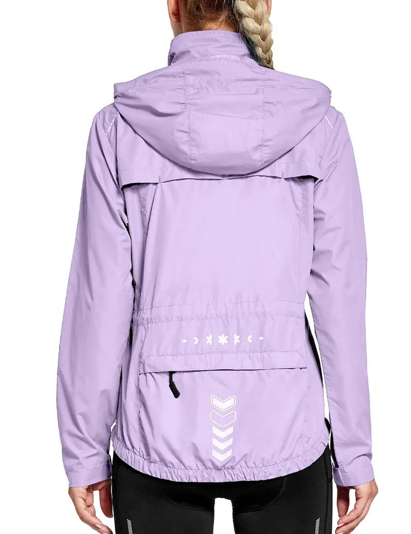 Packable Women’s Lightweight Cycling Jacket with Wind Resistance