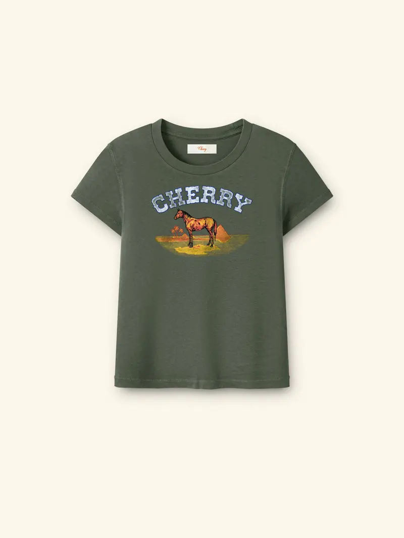 Palamino Baby Tee (Army Green) 1