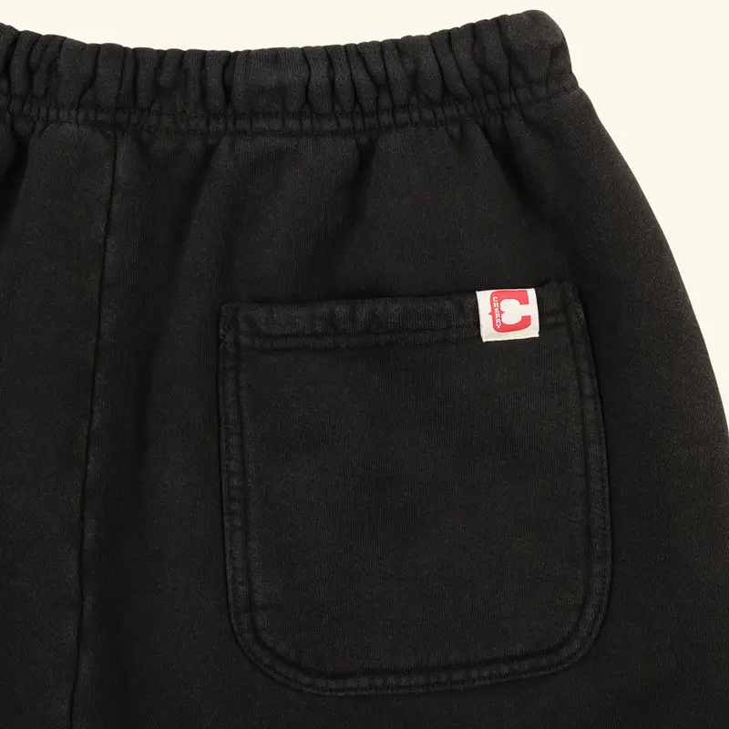 Patchwork Sweatshorts (Vintage Black) 5