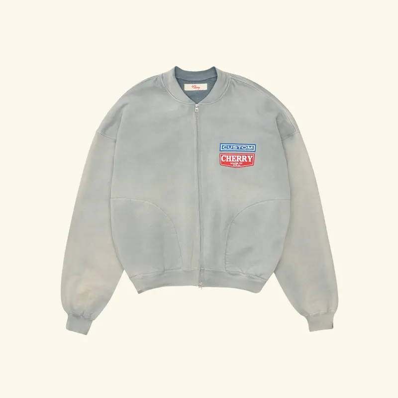 Patchwork Zip Crew (Smoke) 1
