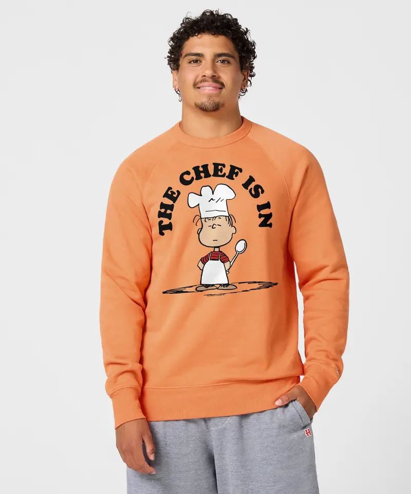 Peanuts Linus The Chef Is In Crewneck 3