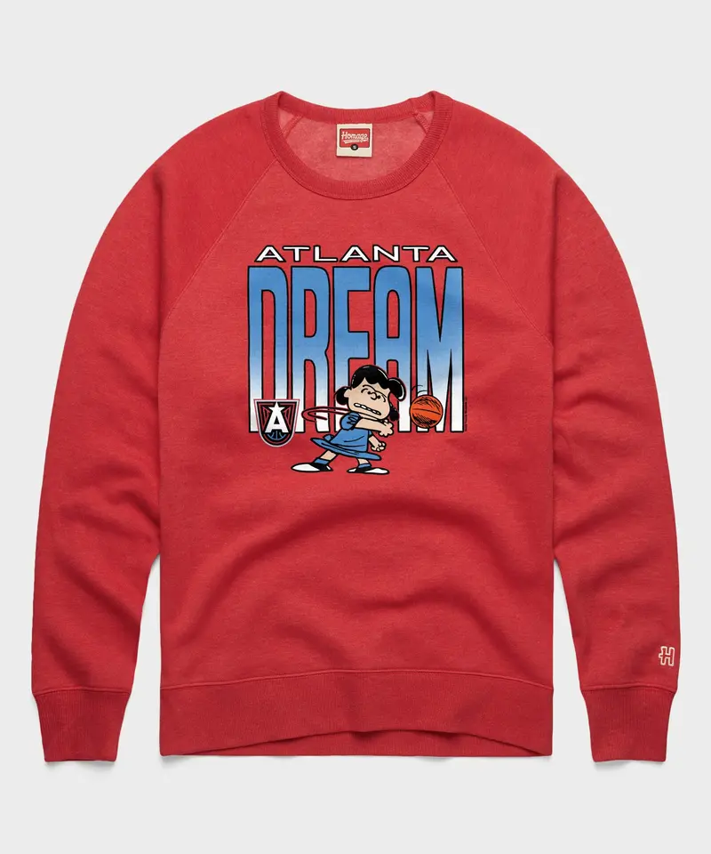 Peanuts Lucy X Atlanta Dream Crewneck 1