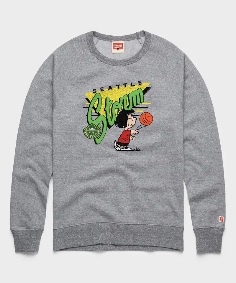 Peanuts Marcie X Seattle Storm Crewneck 1