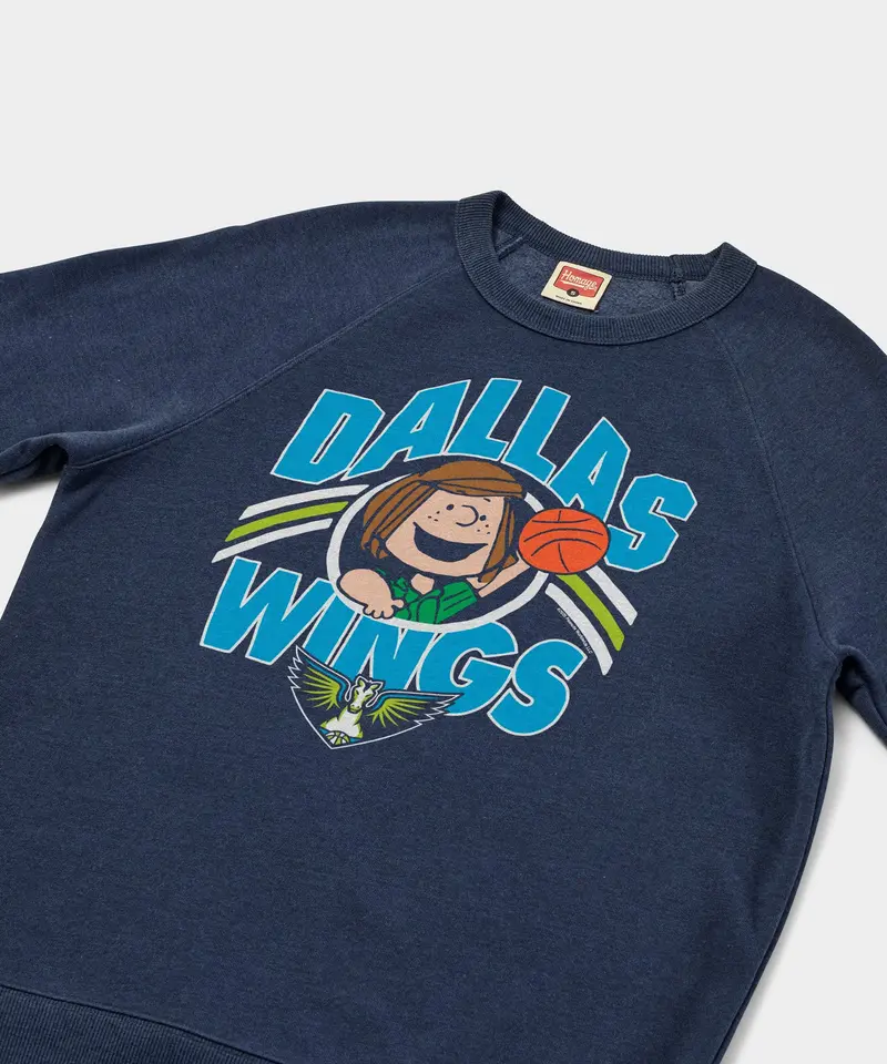 Peanuts Peppermint Patty X Dallas Wings Crewneck 2