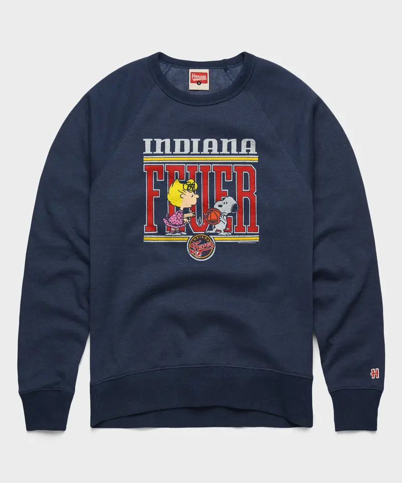 Peanuts Sally X Indiana Fever Crewneck 1
