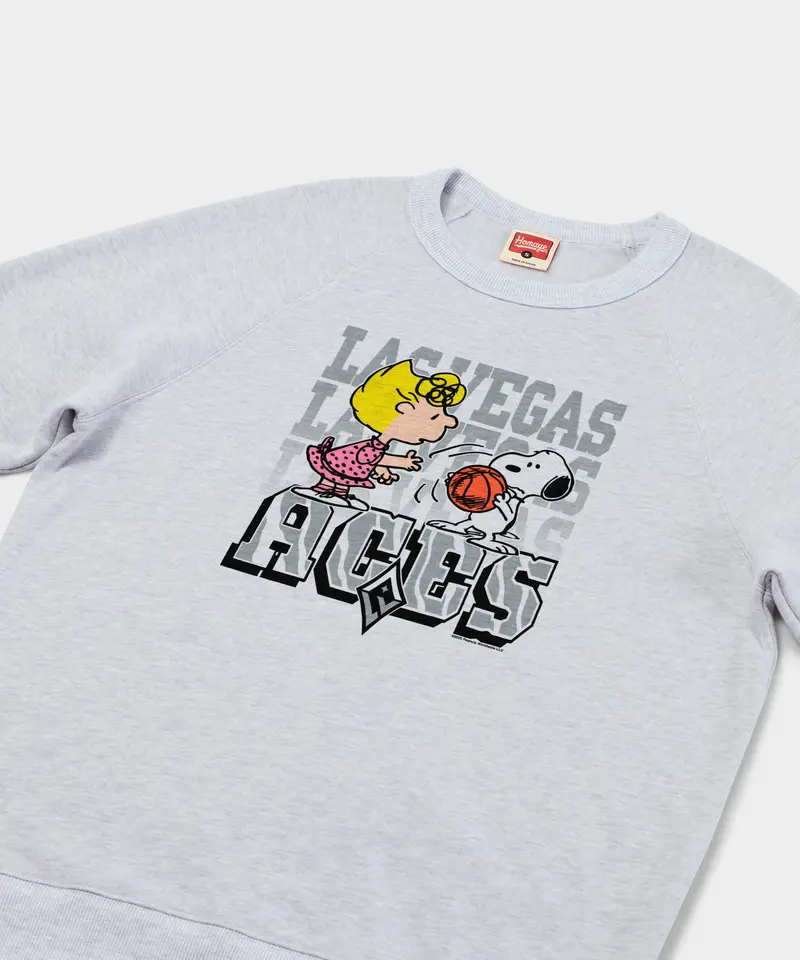 Peanuts Sally X Las Vegas Aces Crewneck 2