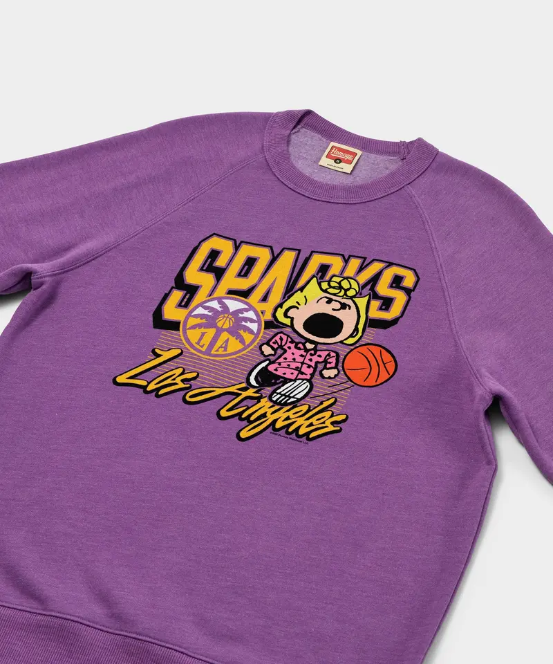 Peanuts Sally X Los Angeles Sparks Crewneck 2