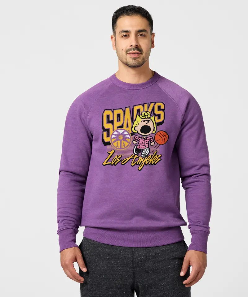 Peanuts Sally X Los Angeles Sparks Crewneck 3
