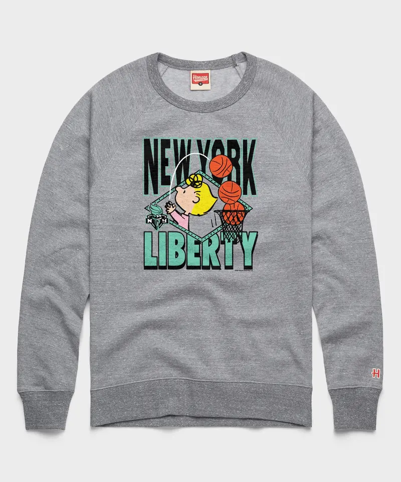 Peanuts Sally X New York Liberty Crewneck 1