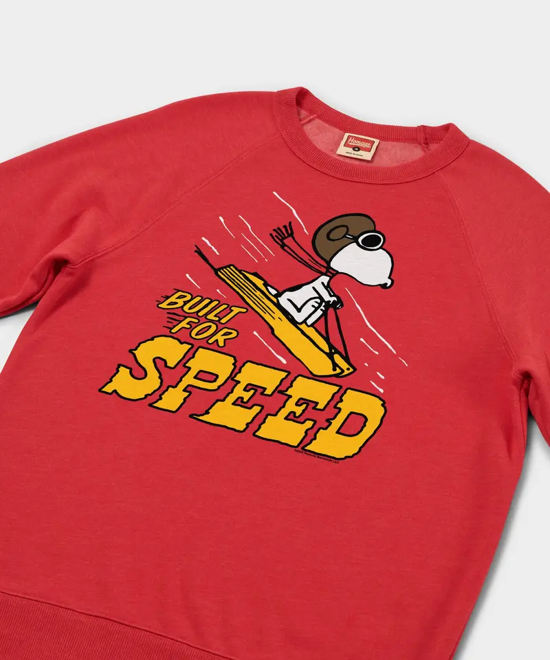 Peanuts Snoopy Built For Speed Crewneck 2