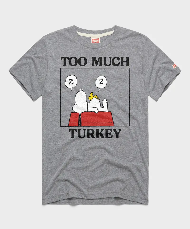 Peanuts Snoopy Too Much Turkey 1