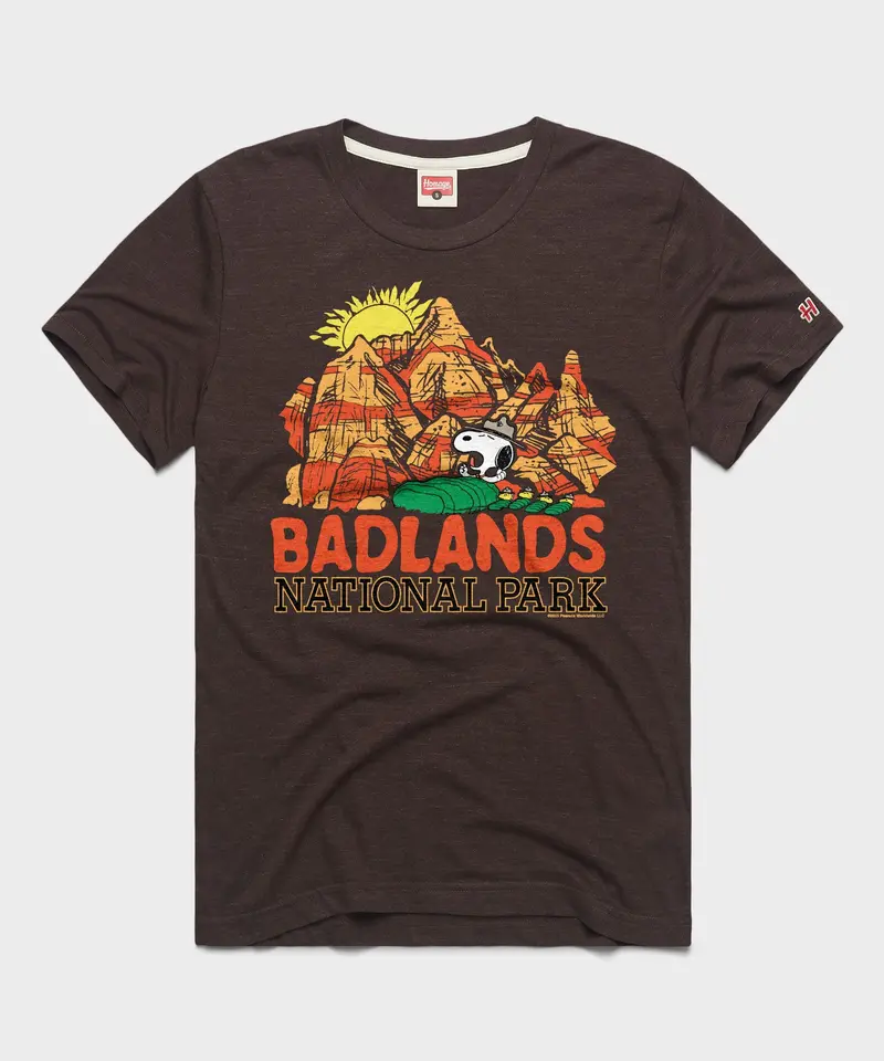 Peanuts Snoopy X Badlands National Park 1