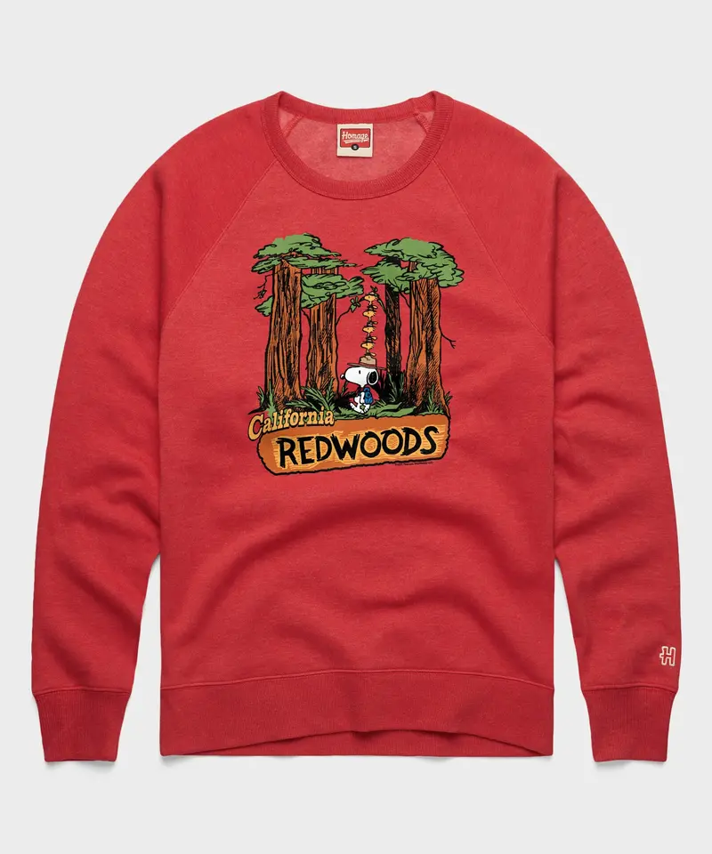 Peanuts Snoopy X California Redwoods Crewneck 1