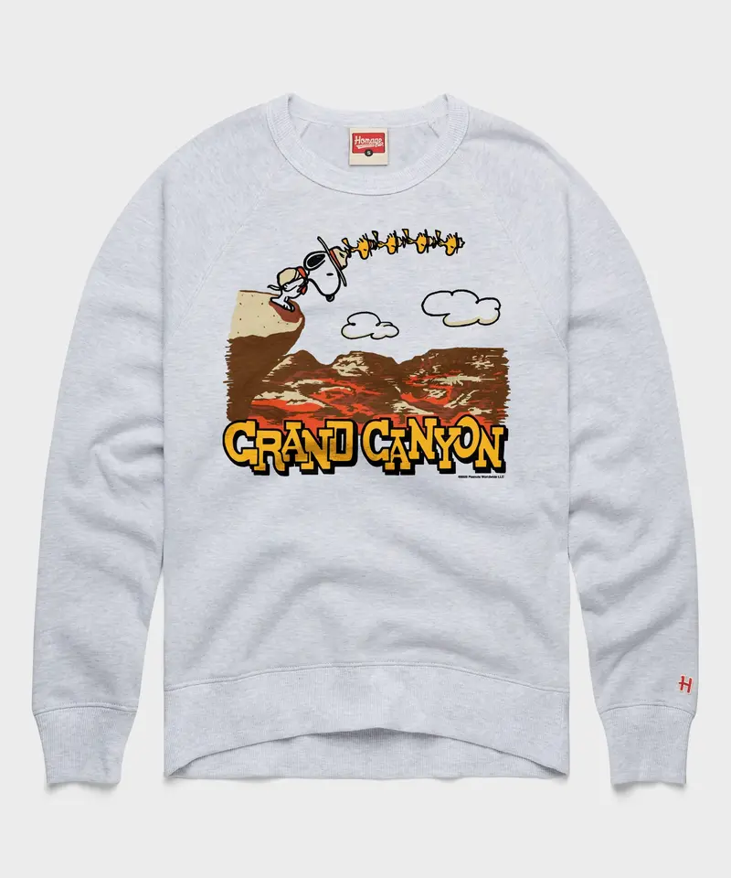 Peanuts Snoopy X Grand Canyon National Park Crewneck 1