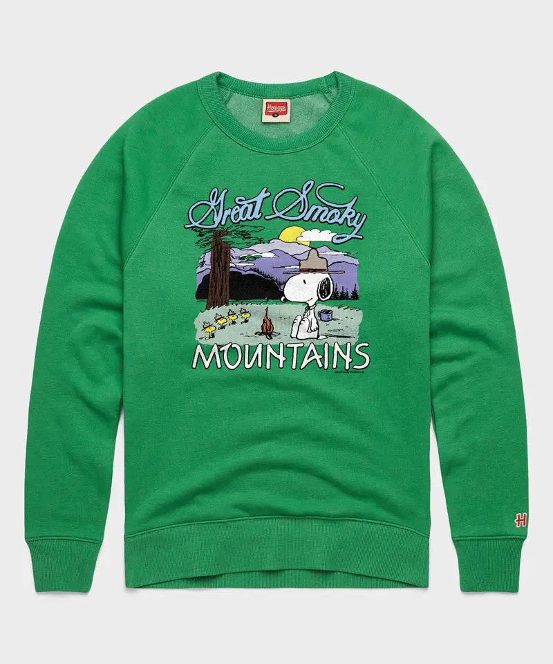 Peanuts Snoopy X Great Smoky Mountains National Park Crewneck 1