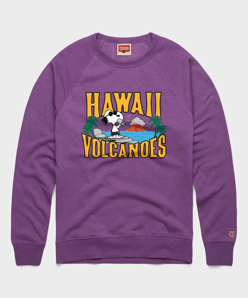 Peanuts Snoopy X Hawaii Volcanoes National Park Crewneck 1