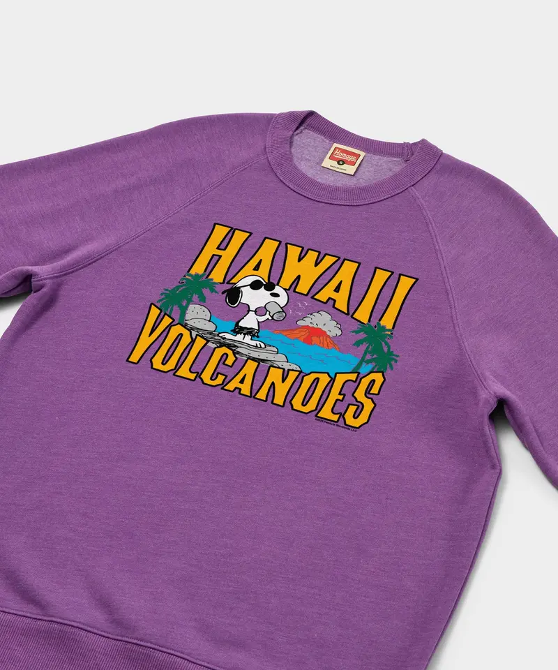 Peanuts Snoopy X Hawaii Volcanoes National Park Crewneck 2