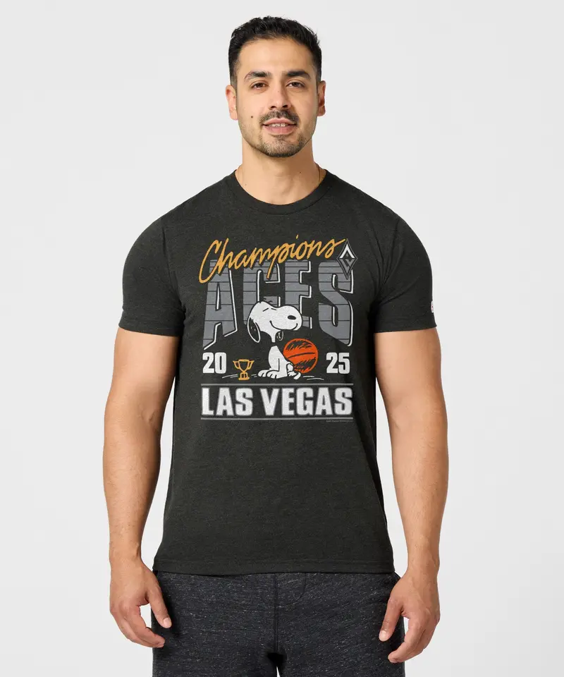 Peanuts Snoopy X Las Vegas Aces 2025 Wnba Champions 3