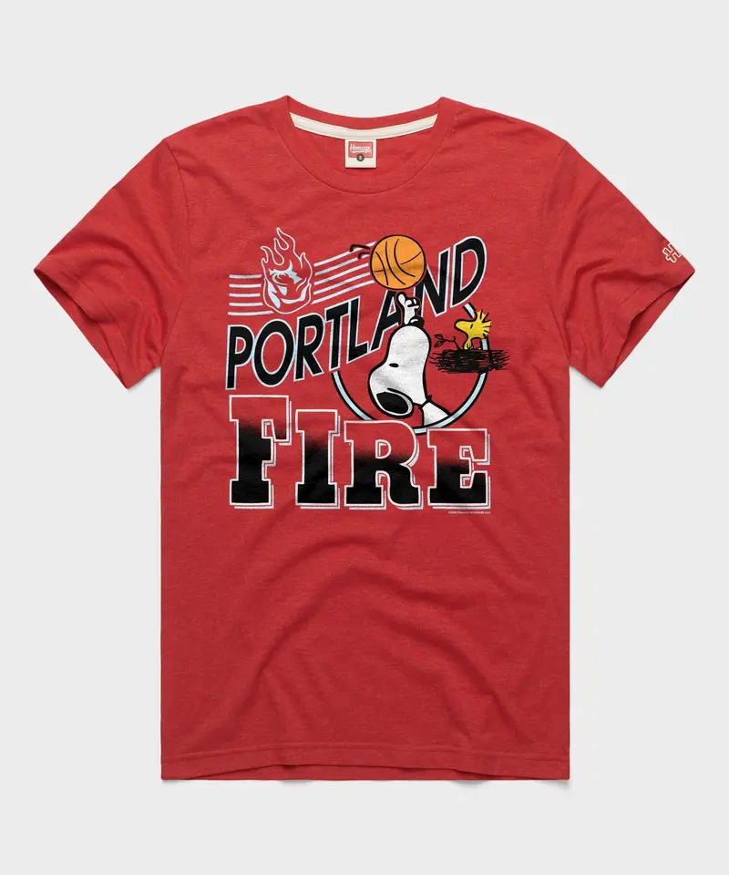 Peanuts Snoopy X Portland Fire 1