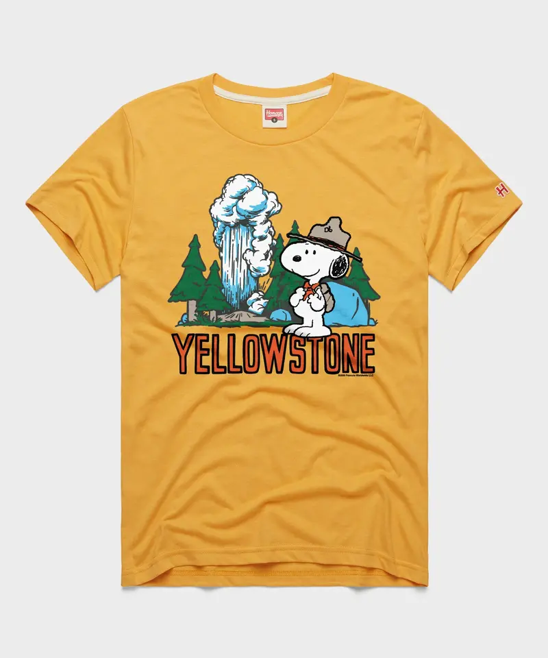 Peanuts Snoopy X Yellowstone National Park 1