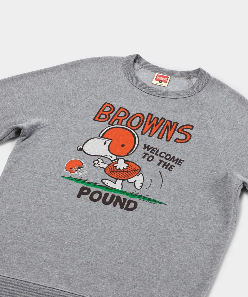 Peanuts X Cleveland Browns Welcome To The Pound Crewneck 2