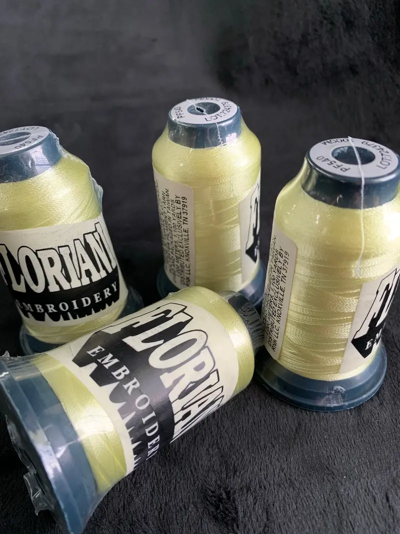 Pf0540 Floriani Embroidery Thread - Yellow 1,000 Meters 1