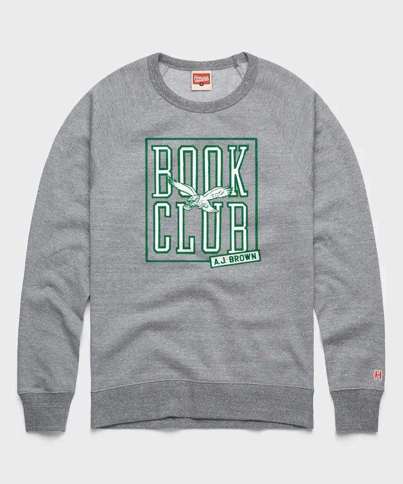 Philadelphia Eagles A.J. Brown Book Club Crewneck 1