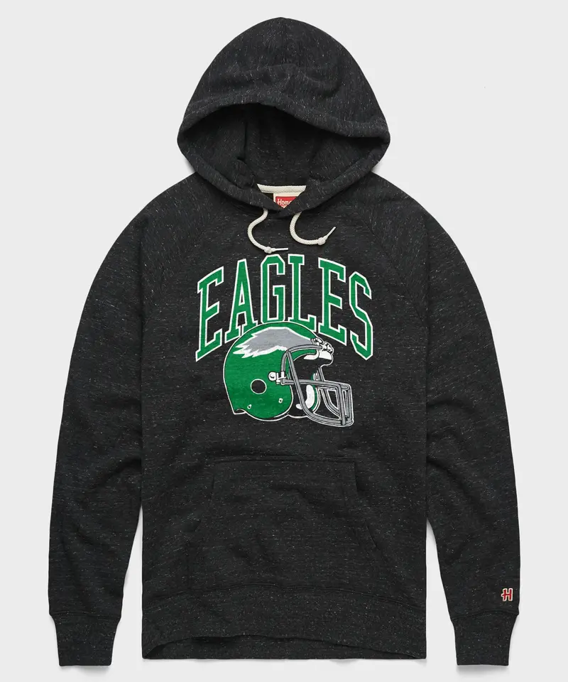 Philadelphia Eagles Helmet Retro Hoodie 1
