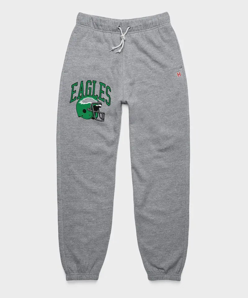 Philadelphia Eagles Helmet Retro Sweatpants 1