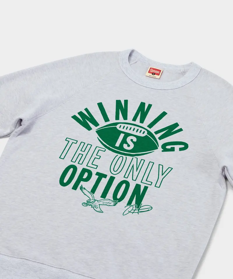Philadelphia Eagles Jalen Hurts Winning Is The Only Option Crewneck 2