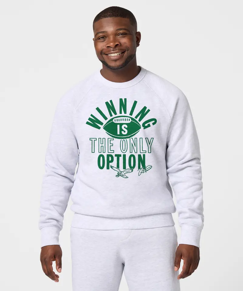 Philadelphia Eagles Jalen Hurts Winning Is The Only Option Crewneck 3