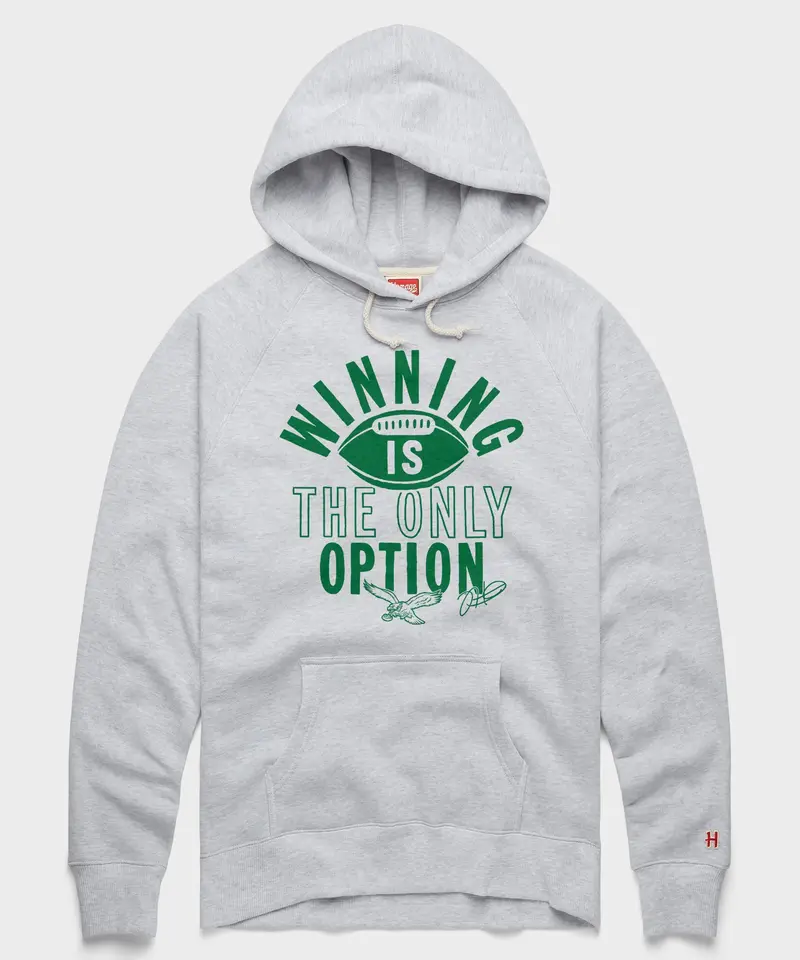 Philadelphia Eagles Jalen Hurts Winning Is The Only Option Hoodie 1