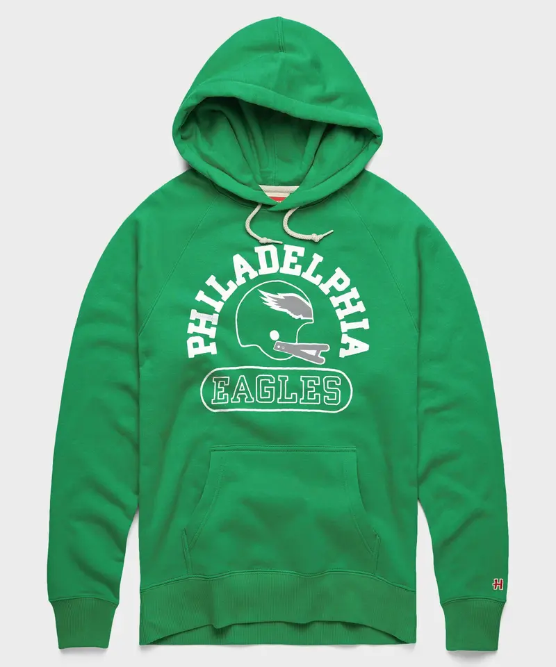 Philadelphia Eagles Throwback Helmet Hoodie 1