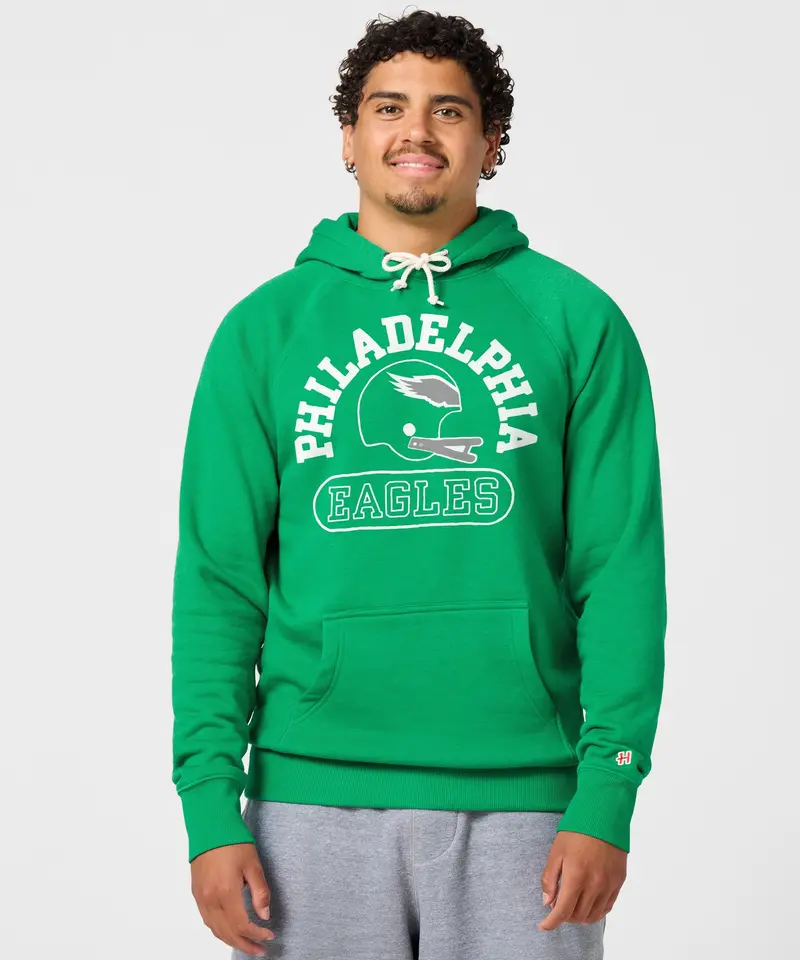 Philadelphia Eagles Throwback Helmet Hoodie 3