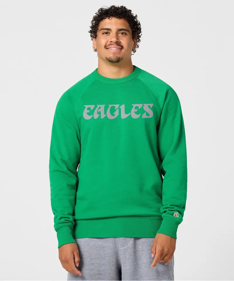 Philadelphia Eagles Wordmark '73 Crewneck 3