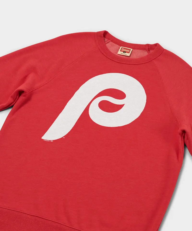 Philadelphia Phillies Cap Logo '70 Crewneck 2