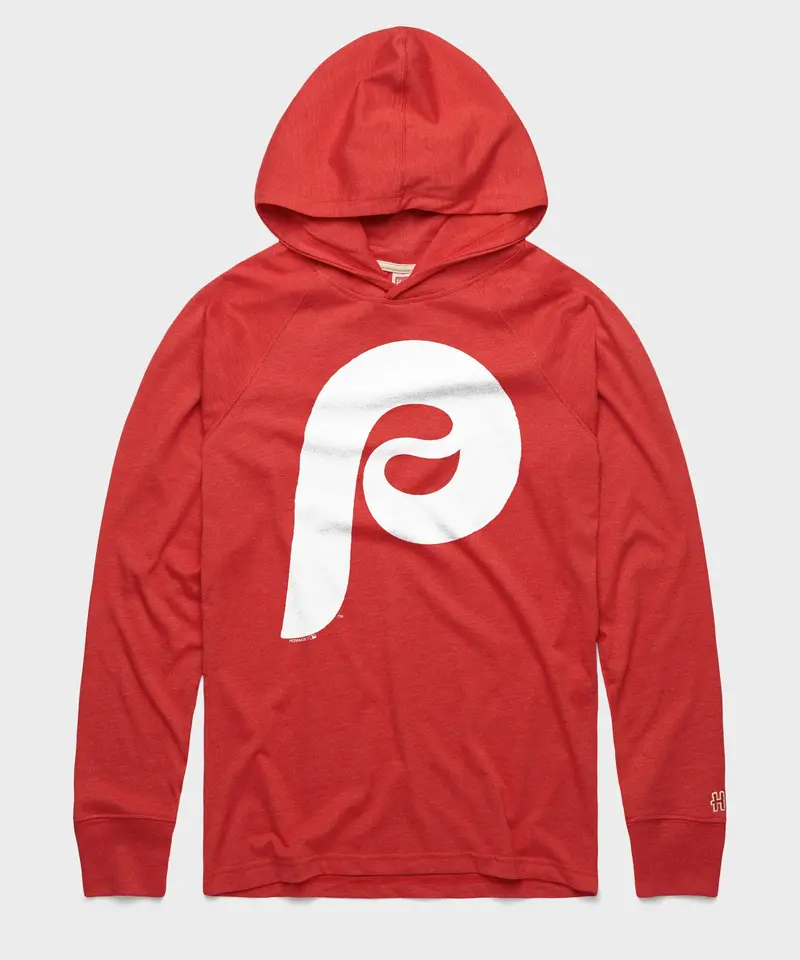 Philadelphia Phillies Cap Logo '70 Lightweight Hoodie 1