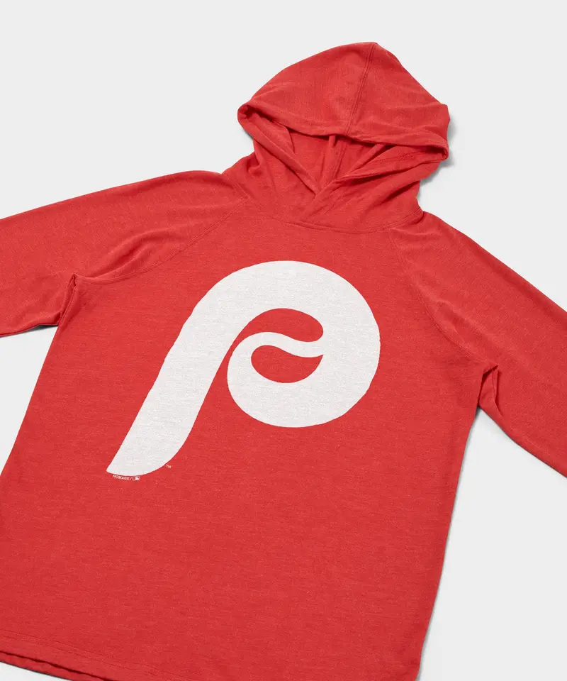 Philadelphia Phillies Cap Logo '70 Lightweight Hoodie 2