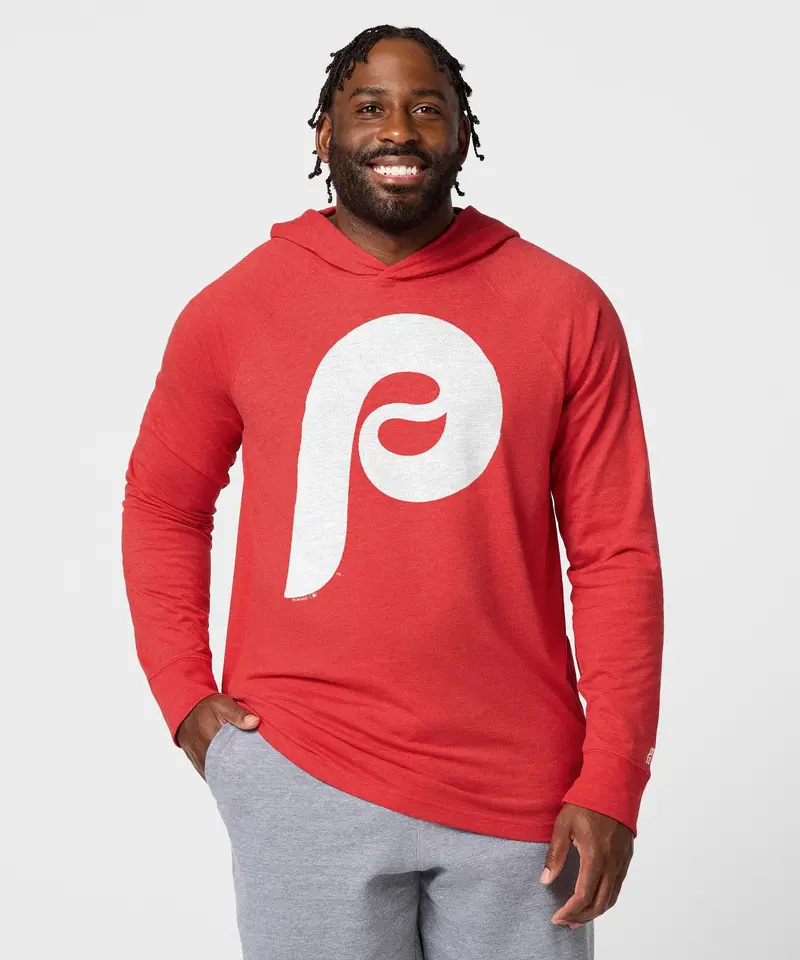 Philadelphia Phillies Cap Logo '70 Lightweight Hoodie 3
