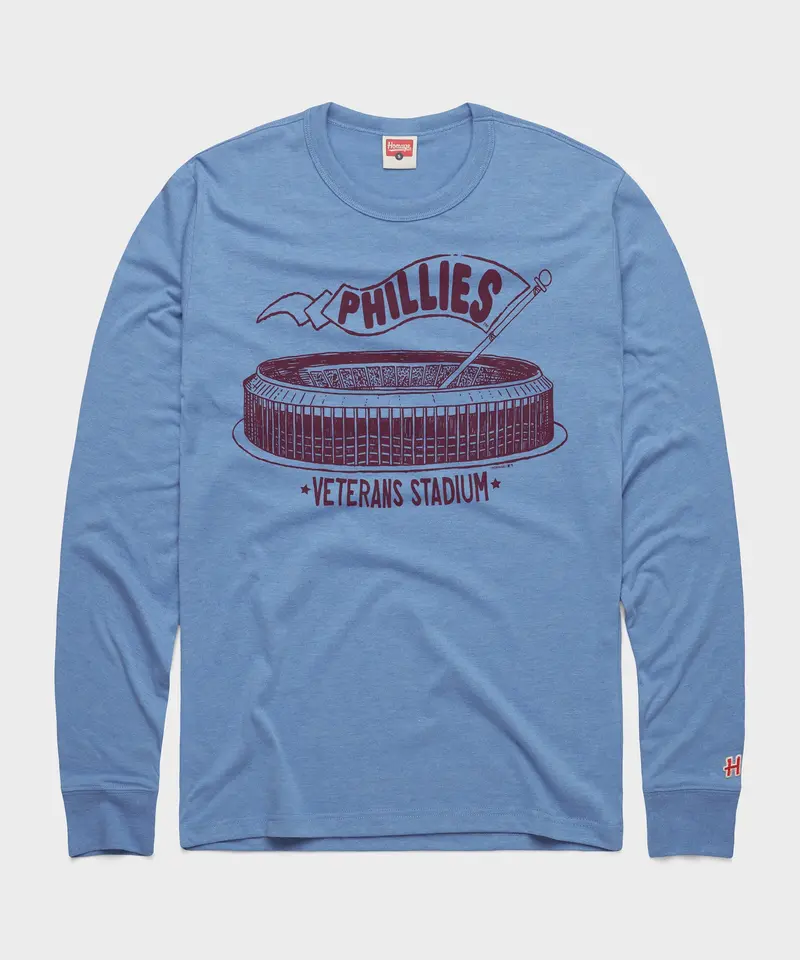 Phillies Veterans Stadium Long Sleeve Tee 1