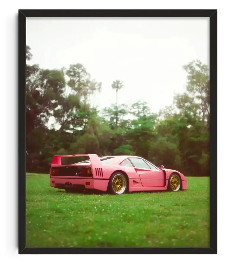 Pink Ferrari F40 1