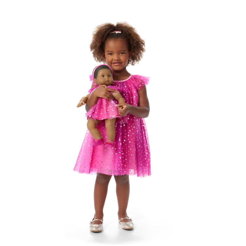 Pink Party-Ready Dresses For Little Girls & Bitty Baby® Dolls 1