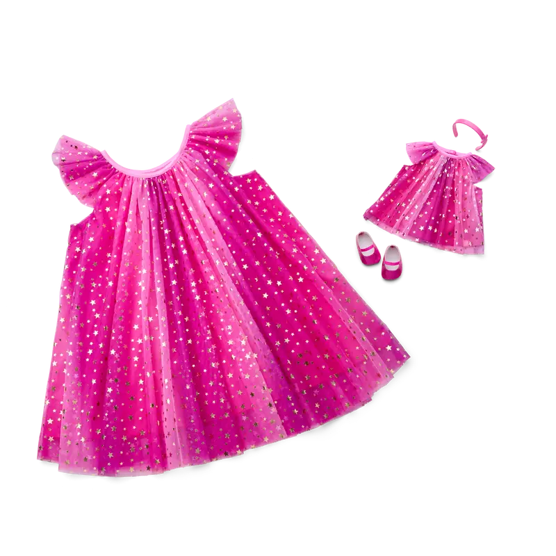 Pink Party-Ready Dresses For Little Girls & Bitty Baby® Dolls 2
