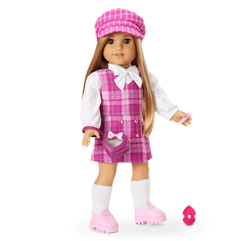 Pink & Preppy Outfit & We Heart Fashion Accessories For 18-Inch Dolls 2